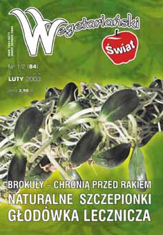ok�adka poprzedniego numeru Wegetaria�skiego �wiata